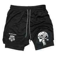 Shorts De Entrenamiento Para Hombre Con Estampado De Anime Ropa Deportiva De Verano Fitness Running Mesh Secado Rápido Shorts De Playa Doble Cara - details 2