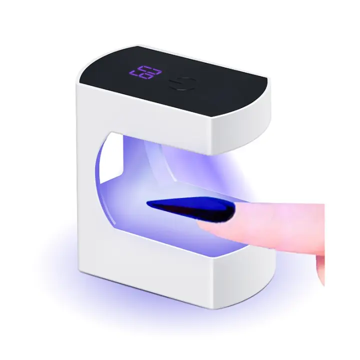 Lámpara Secado De Uñas UV 6LED Mini Secador De Uñas Con Cable USB Máquina De Manicura Para Uso Doméstico Y Viajes - 1