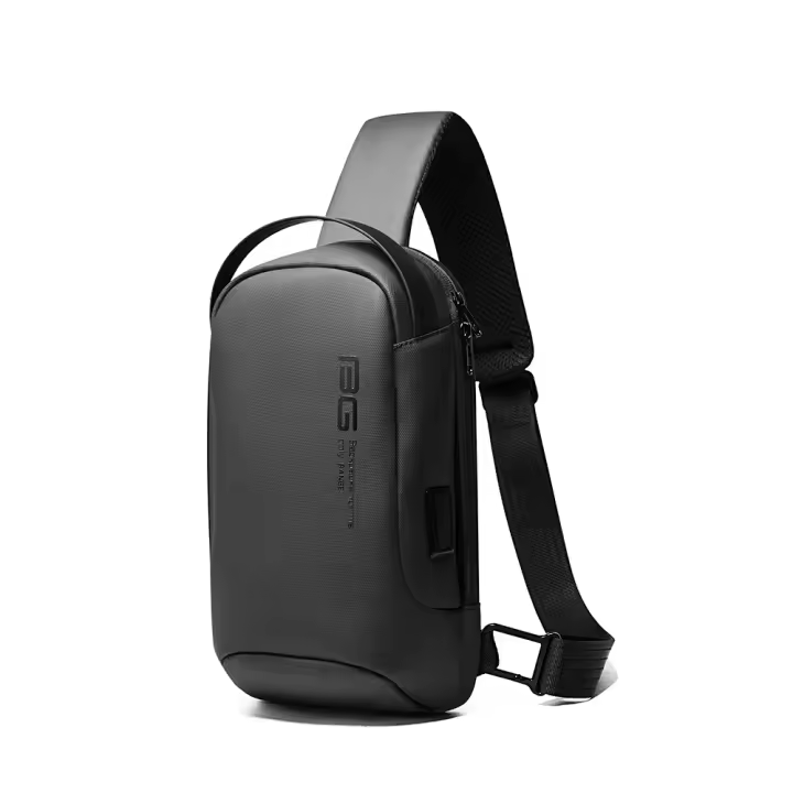 BANGE Bolsa Multifuncional De Hombro Cruzada Impermeable Para Hombres Bolsa De Pecho Para Viajes Cortos Estilo Fashion Unisex - 1