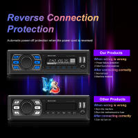 Podofo Radio De Coche In-Dash 1DIN MP3 Con DAB Y Soporte Bluetooth Reproductor De Música Estéreo 12V Carga Type-C - details 8