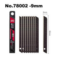 Deli Hojas De Cuchillo De Metal SK5 Para El Hogar Y La Escuela Suministros De Arte Y Manualidades Caja De Papel Herramienta De Corte 9mm 18mm Pack De 30/50/100 - details 1