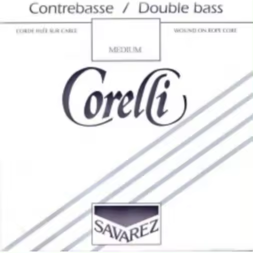 CUERDA CONTRABAJO-Savarez (Corelli 381/M) (Niquel Entorchado) 1ª Medium Bass 4/4 G (Sol) - 1