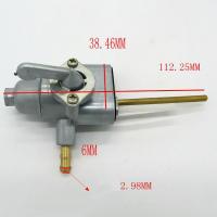 Interruptor De Tanque De Combustible Para Motocicleta Pieza De Repuesto Del Motor De Aceite Petcock Compatible Con Honda XL125 XL250 XL350 CB100 CB125 Color Plata - details 4