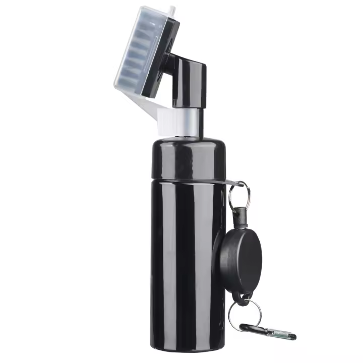 Limpiador de ranura de Golf con rociador de Agua incorporado y Gancho, Cuchillo de ranura para toallita húmeda de Club de Golf, Gift para helbrebres (Negro 1) - 1