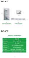RELIFE RL-101B Set De Herramientas Para Móvil 8 En 1 Alta Dureza Y Precisión Eliminador De Pegamento Para Placa Madre Herramienta De Corte Para Mantenimiento De Teléfonos Móviles - details 8