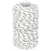 vidaXL Cuerda de trabajo poliéster 2 mm 500 m cuerda trenzada Color Negro,  Blanco, y mas - details 1