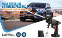 Lavadora de alta presión inalámbrica, pistola de agua portátil para lavado de autos + 1 batería de 24V - details 0