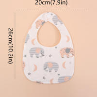 3PCS Alforjas De Bebé De Algodón Para Alimentación Y Burping Para Niños Y Niñas Recién Nacidos Y Bebés Menores De 36 Meses Estilo Moderno Y Cómodo - details 1