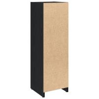 Armario de baño vidaXL Negro Roble 30x30x95 cm Madera - details 3