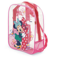 Mochila de Playa Minnie Mouse 31cm, Bolsa Playa Transparente con Rejilla Minnie Mouse Disney, Mochila Infantil para Niñas, Regalo Cumpleaños, Piscina, Camping, Campamento, Vacaciones, Color Rosa - details 3