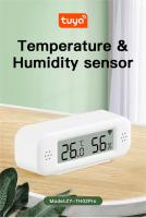 Termómetro De Humedad Mini WiFi Tuya Para Casa Inteligente Con Alarma Remota Trabaja Con Google Home Yandex Alexa APP Smart Life/Tuya Smart - details 0