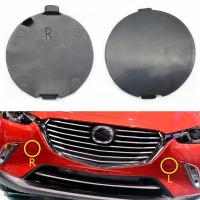 Par De Cubiertas Para Gancho De Remolque De Parachoques Delantero Para Mazda CX-3 DK 2014-2023 Capa De Ojo De Towing ABS Plástico - details 0