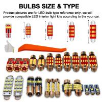 Kit De Luz LED Para Interior De Coche BADEYA 15Pcs Canbus Para Hyundai I40 VF Saloon Wagon CW 2011-2019 Bombillas De Lectura Mapa Doméstico - details 2