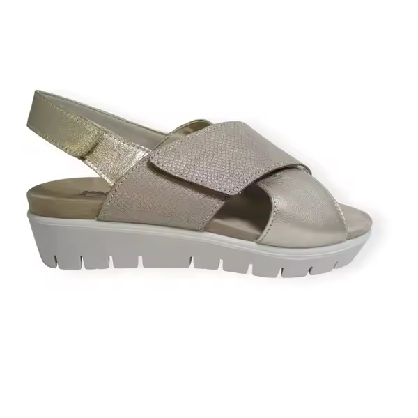 IMAC 758240  CHAMP  Sandalia  con cuña media  CREU  con  con velcro ajustable  para mujer - 1