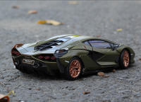 Bburago 1:25 Lamborghini Sian FKP 37 Coche Deportivo De Aleación Vehículos De Cera Coleccionables Juguetes Modelo Voiture Regalos - details 6