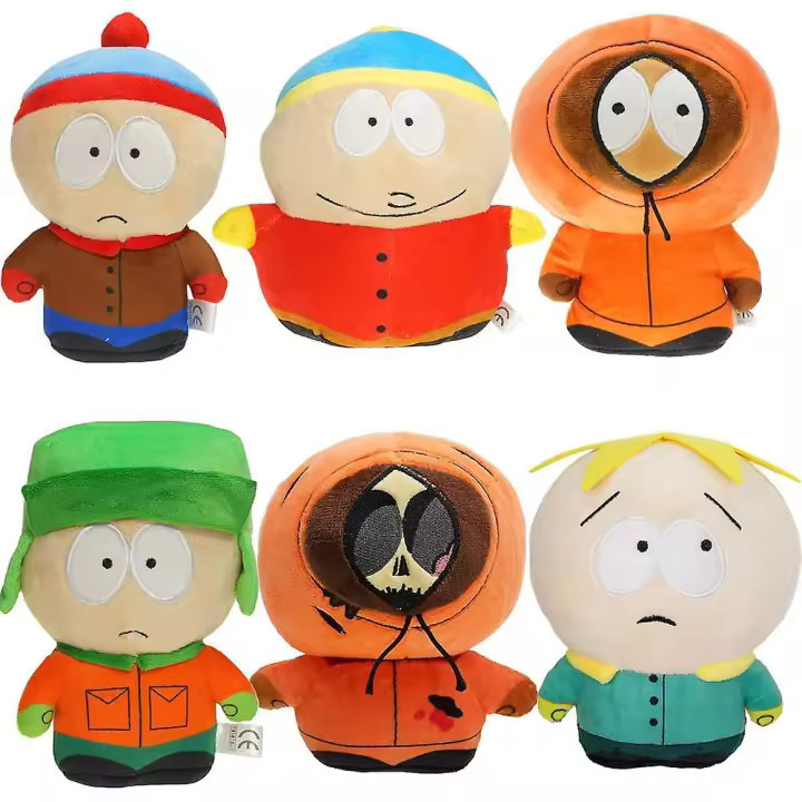 Peluches de South Park, muñecos de peluche, Kenny Stan, Kyle Cartman, McCormick, regalos. - 1