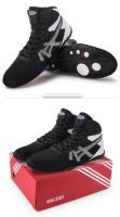 Zapatos De Lucha Masculinos Zapatillas De Boxeo Sanda De Lucha Alta Botas De Lucha Pesas Respirables Tamaño 36-45 Material Nylon Suela De Goma - details 9