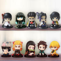 Set De 15 Figuras Q Demon Slayer Con Tanjiro Nidouzi Inosuke Zenizu Muñecos De Acción Modelo De Película Juguete Para Coleccionistas - details 1