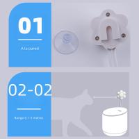Dispensador De Agua Para Gatos 3L Con Doble Cuenco Acero Inoxidable Gran Capacidad Dispensador De Bebida Inteligente Para Perros Y Gatos - details 12