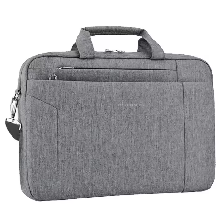 Bolso para portátil de 15,6 pulgadas, maletín para portátil, Bolso para tableta, Bolso de hombre, Bolso de mano impermeable, Bolso de Negocios para portátil para Mujeres y Hombres, color Negro - 1
