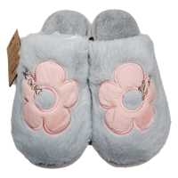 ZAPATILLAS DE CASA PARA INVIERNO FLORES,ZAPATILLAS DE MUJER,color gris,negro,Zapatillas de invierno,ANTIDESLIZANTES,CM, FESPU - details 5