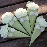 50pcs Rosas Blancas De Esponja PE Artificiales De 6cm Para Decoración De Casamiento Y Manualidades DIY Flores Falsas Para Hogar - details 4