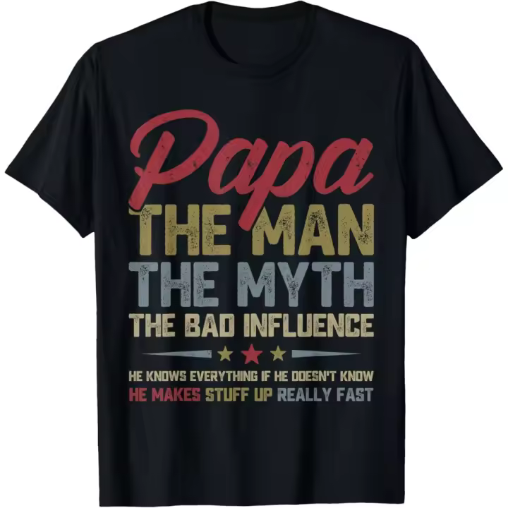 Camiseta de Manga Corta, 100% Algodón, Ropa Unisex para Hombres y Mujeres en 5 Tallas, Camiseta Negra, Cuello redondo con estampado. - 1