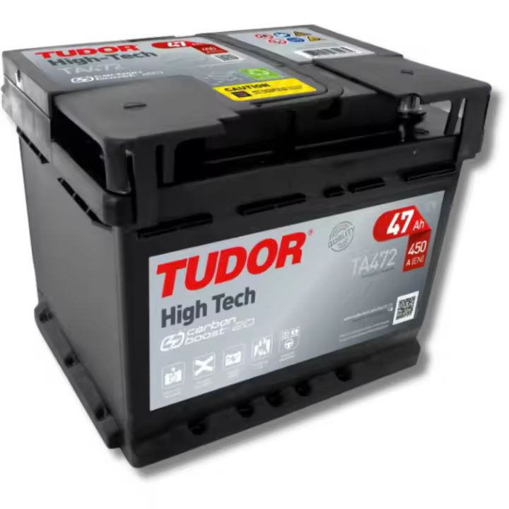 Batería de coche Tudor TA472 High-Tech. 12V - 47Ah/450A (EN) Caja LB1 - 1
