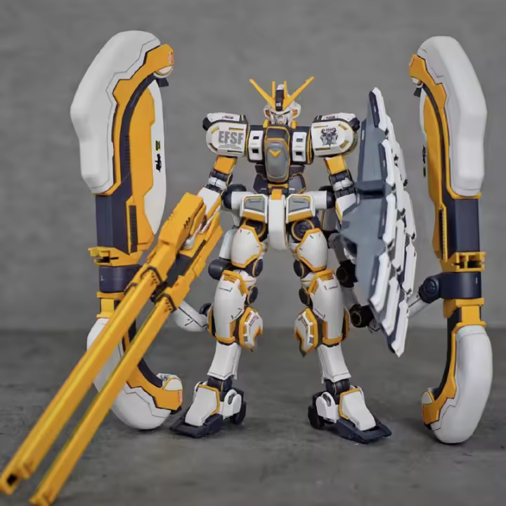 Robot De Acción Atlas HG 1/144 Thunder Universe Battlefront RX-78AL Modelo De Artesanía Para Niños Juguete De Rompecabezas Decorativo Regalo - 1