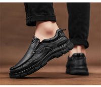 Zapatos Casuales Para Hombre Nuevos Moda Con Cuero Genuino Hechos a Mano Zapatillas De Conducción Slip-on Planos Mocasines Transpirables Y Masajeados Para Caminar - details 10