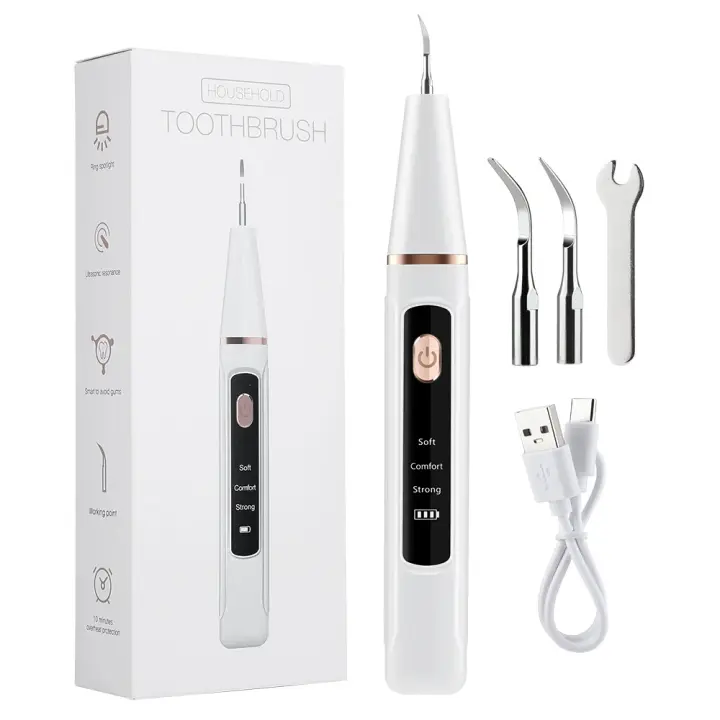 Limpiador Dental ultrasónico eléctrico, blanqueador de dientes, eliminación de cálculo, irrigador de dientes, eliminador de placa de piedra, eliminador de sarro - 1