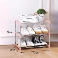 Organizador De Zapatos Multicapa Extensible Y Espacioso 3/4 Estante De Almacenamiento Para El Hogar Resistentes Al Humo Y Desmontable - details 0