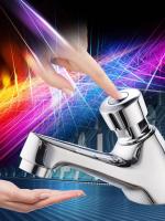 Grifo De Baño Auto-Cerrado Ahorrador De Agua Con Botón De Retraso Accesorio De Baño Material De Acero Inoxidable Montaje En Superficie - details 7