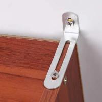 14pcs De Angulares De Esquina L-Shaped Con Agujeros Longos Accesorios De Conexión Para Muebles De Madera Bracket De Ángulo Recto Fijación - details 4