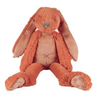 Peluche para bebé Rabbit Richie orange de Happy horse - details 0