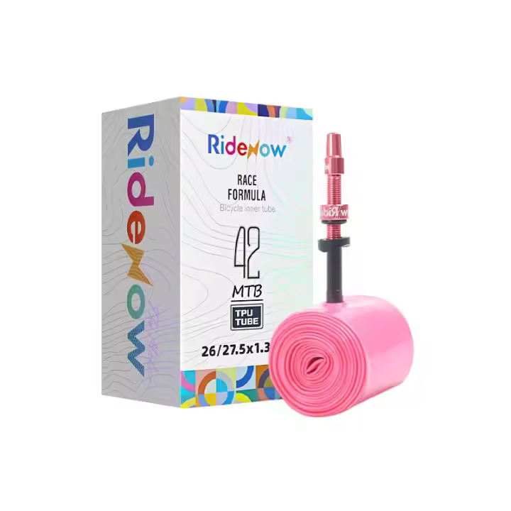 Pneumático De Bicicleta De Montaña Ridenow TPU Ultraligero Con Válvula De Metálico Tubo Interno Para MTB 29 26 27.5 Longitud 45mm - 1