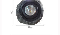 Lámpara Solar Para Jardín Decoración Exterior Impermeable LED Iluminación De Paisaje Jardín Luz De Escenario De Piedra Simulada Luz De Camino - details 6