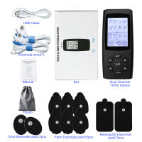 Estimulador Eléctrico De Acupuntura Tens Con 40 Niveles Y 10 Almohadillas EMS Estimulador Muscular Para Alivio Del Dolor Y Relajación - details 14