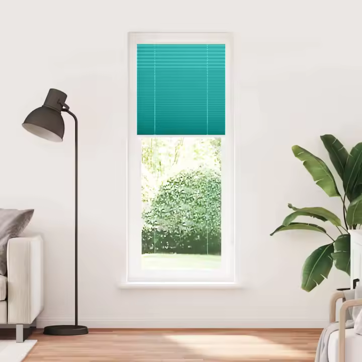 Estor Plisado verde petróleo 80x200 cm Tela Ancho 79,4 cm - 1