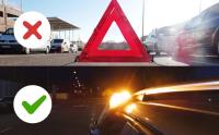 Marzono® Luz de Emergencia v16 Homologada con Batería Recargable USB Incluida Baliza de Preseñalización de Peligro Recomendado por la DGT Señal de Advertencia para Vehículos en Caso de Avería Compacta - details 0