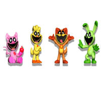 Juego De Figuras De Juguetes Smiling Critters 8PCS Con Gato Y Perro Sonriente Set De Figuras De Acción Para Adultos PVC Tamaño 10-15cm - details 3