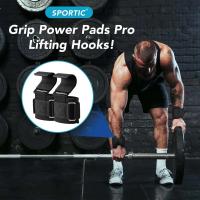 2PCS Gancho De Levantamiento De Peso Con Correas Antideslizantes Para Gimnasio Pull-Ups Powerlifting Y Fitness DEDOMON - details 3
