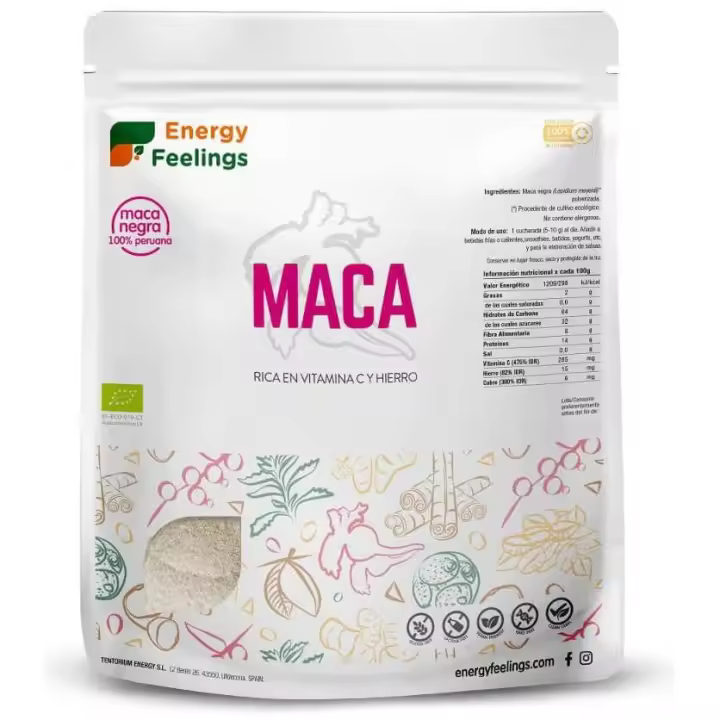 Energy Feelings Maca Negra Polvo Eco 500G - 1