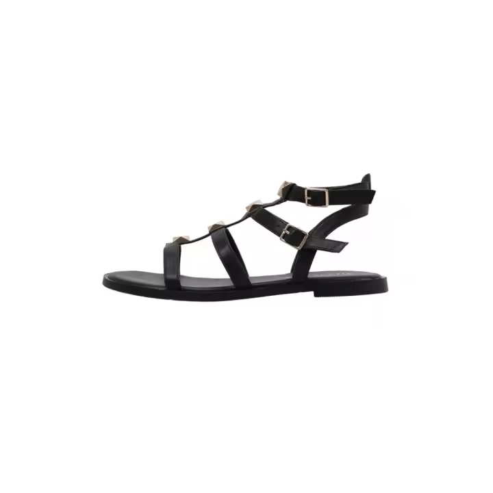 Limma CAGLIARI Sandalias Planas Mujer Negro - 1