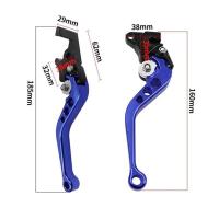 1 Pares De Manillar De Freno Y Embrague Ajustable Universal Para Motocicleta Modificación CNC Pieza De Modificación Para Manillar De Freno De Tambor - details 1