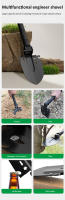 Shovel Plegable Portátil 7-en-1 Para Jardinería Y Camping Con Compas Y Maza Y Abrebotellas Para Kit De Sobrevivencia Material Plástico Antideslizante Y Duradero - details 9