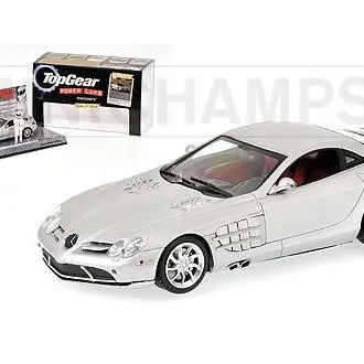 MINICHAMPS 1/43 MERCEDES BENZ McLAREN SLR PLATA TOP GEAR CON FIGURA-519433300 - 1