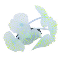 Decoraciones De Acuario Simulación De Mundo Submarino Luminoso De Silicona Coral Falso Fluorescente Anémona De Mar Colorida Para Jaula De Peces - details 12