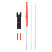 Bandera De Seguridad Para Bicicleta Con Palo De Fibra De Carbono Y Bandera Colgante Triangular Para Niños - details 5