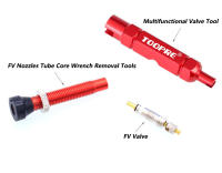 Herramienta Multifuncional De Válvula Para Bicicleta MTB Y Carretera TOOPRE Aleación De Aluminio Herramienta De Remoción De Núcleo De Neumáticos Presta/Schrader AV/FV - details 5